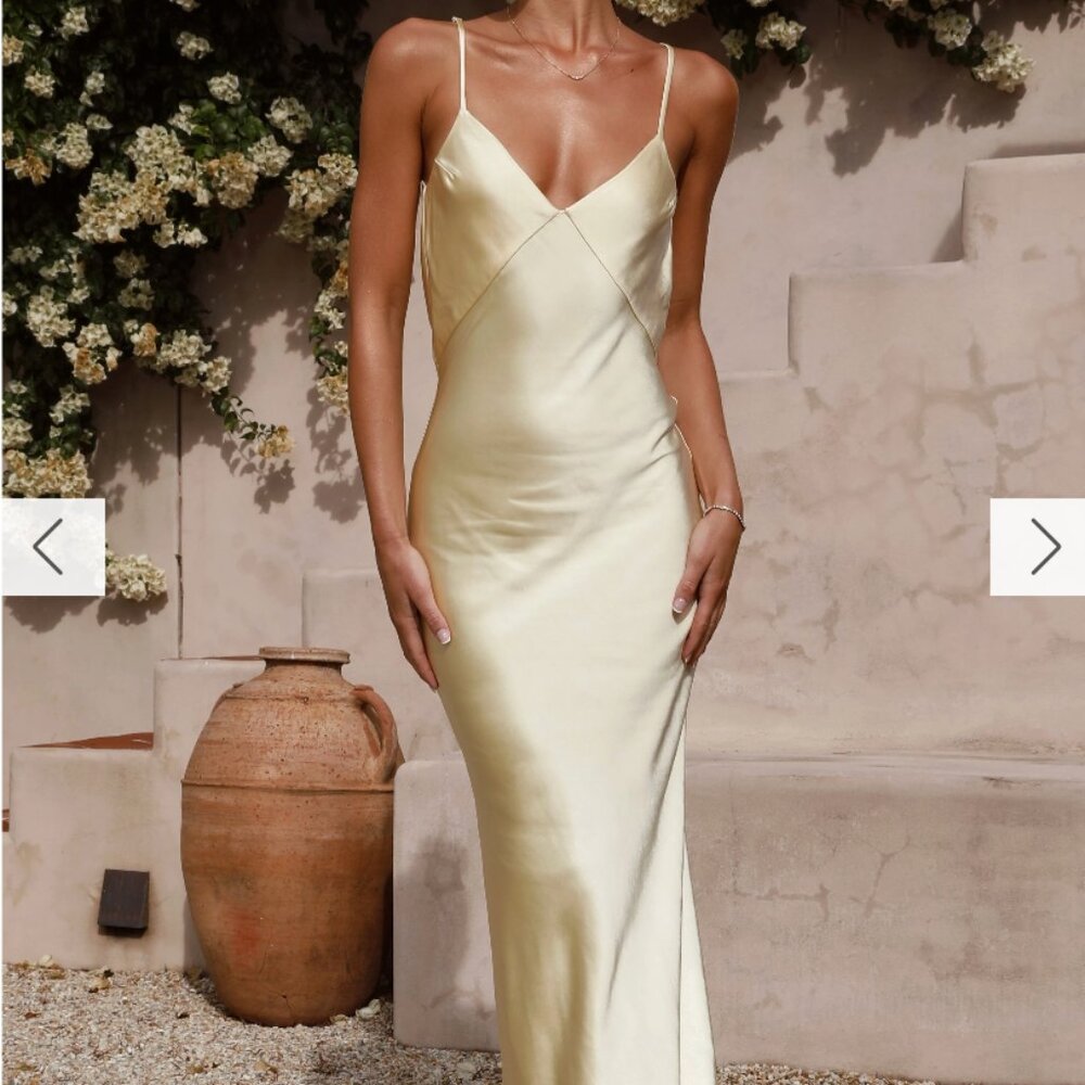 Billy J Gisella Maxi Dress - Yellow